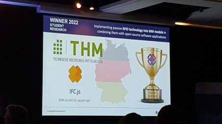 Preisverleihung buildingSMART International Awards 2022 Bild: buildingSMART Deutschland