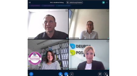 Screenshot der ersten Practitionerprüfung openBIM Management