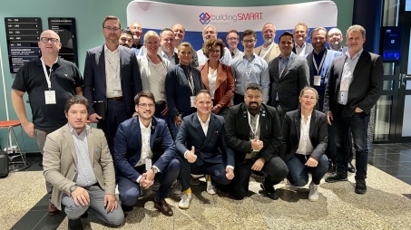 Gruppenbild der deutschen Delegation beim buildingSMART International Summit in Lillestrøm, Norwegen
