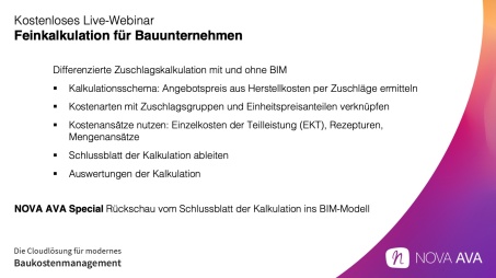 Webinar Nova-AVA