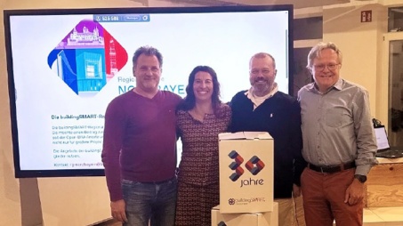 Das neue Sprecherteam der Regionalgruppe Nordbayern (v. l. n. r.): Bernd Gmeiner (Gmeiner Marketingservices), Diana Lang (Lang&Lang GmbH), Markus Denzlinger (Schnitzer& GmbH) und Wolfram Stephan von der Technischen Hochschule Nürnberg