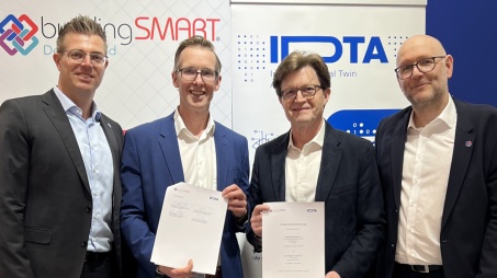 Dr. Christian Mosch, Dr.Kai Oberste-Ufer, Dr. Matthias Bölke und Gunther Wölfle (v. l. n. r.)